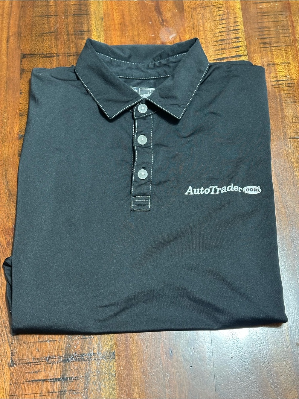 Callaway Black Golf Polo with Contrast Stitching
